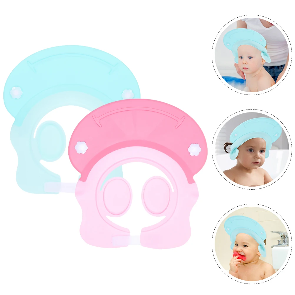 2Pcs Kids Shower Cap Baby Bath Hat Silicone Ear Eye Protection Toddler Shampoo Visor Hair Washing Shield Blue Pink Adjustable
2Pcs Kids Shower Cap Baby Bath Hat Silicone Ear Eye Protection Toddler Shampoo Visor Hair Washing Shield Blue Pink Adjustable