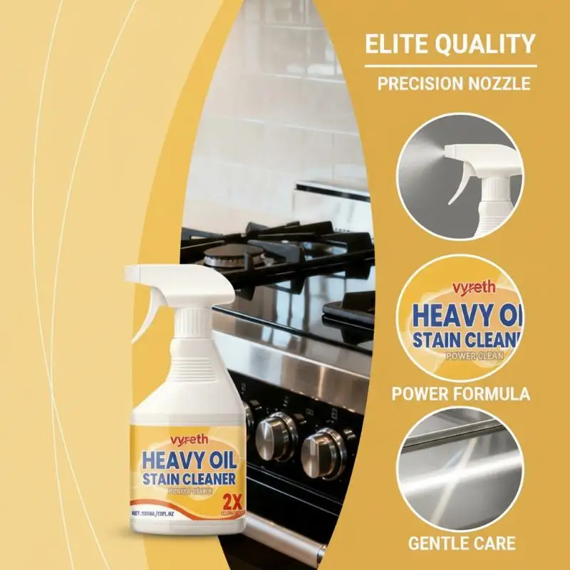 Kitchen Oil Stain Cleaning Spray, A Household Cleaning Agent For Removing Grease Stains From Range Hoods, Stoves And Kitchenware
Kitchen Oil Stain Cleaning Spray, A Household Cleaning Agent For Removing Grease Stains From Range Hoods, Stoves And Kitchenware