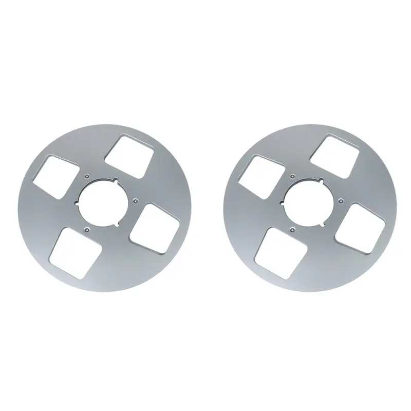 FULL-2Pcs 10In Empty Tape Reel 4 Hole Aluminum Empty Disc Opening Reel Audio Takeup Reel For Nab Tape Recorder Silver
FULL-2Pcs 10In Empty Tape Reel 4 Hole Aluminum Empty Disc Opening Reel Audio Takeup Reel For Nab Tape Recorder Silver
