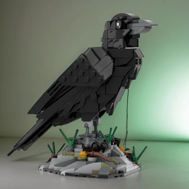 357PCS MOC Creative Model Raven Collectible Display DIY Building Blocks Home Decor Gift Showcase Building Blocks Display Gift
357PCS MOC Creative Model Raven Collectible Display DIY Building Blocks Home Decor Gift Showcase Building Blocks Display Gift