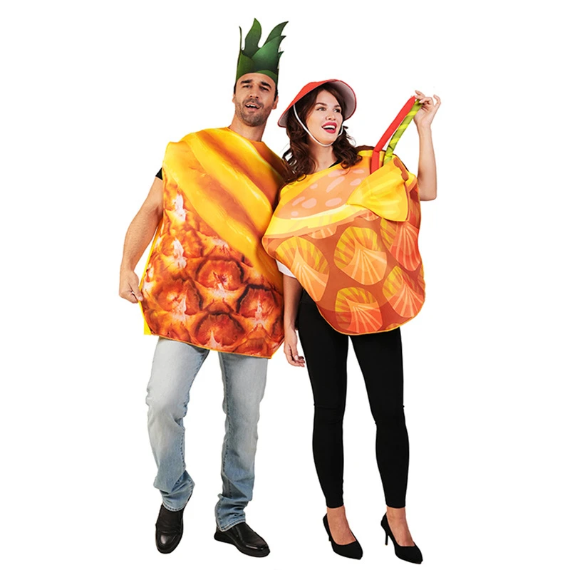 Halloween Adult Pineapple Fruit Costumes Funny Performance Clothes Cosplay Stage Performance Props Tricky Clothing Carnival Part
Halloween Adult Pineapple Fruit Costumes Funny Performance Clothes Cosplay Stage Performance Props Tricky Clothing Carnival Part