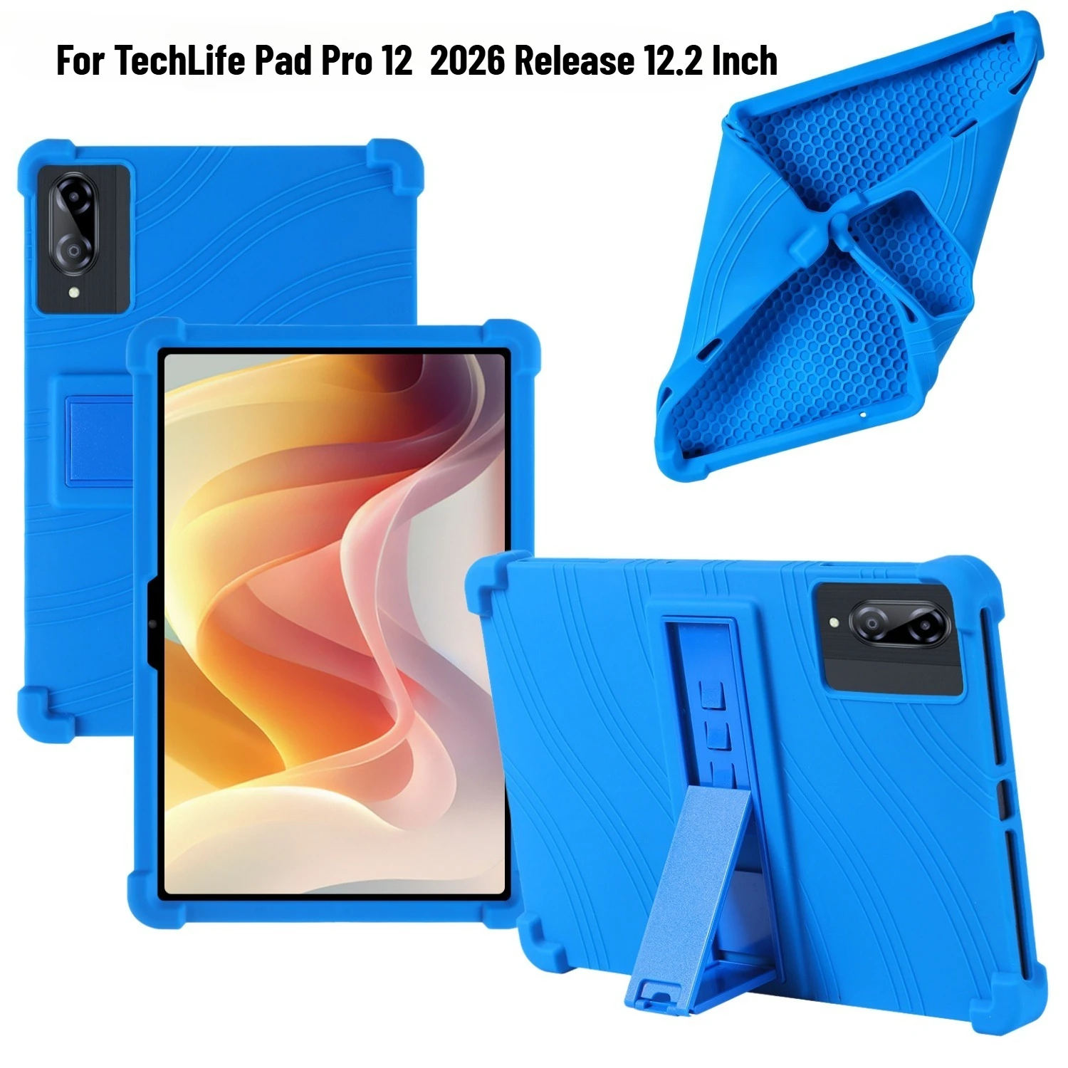 Soft Silicone Case for TechLife Pad Pro 12 2026 12.2-Inch Adjustable Kickstand Shockproof Washable Colorfast Protective Shell
Soft Silicone Case for TechLife Pad Pro 12 2026 12.2-Inch Adjustable Kickstand Shockproof Washable Colorfast Protective Shell