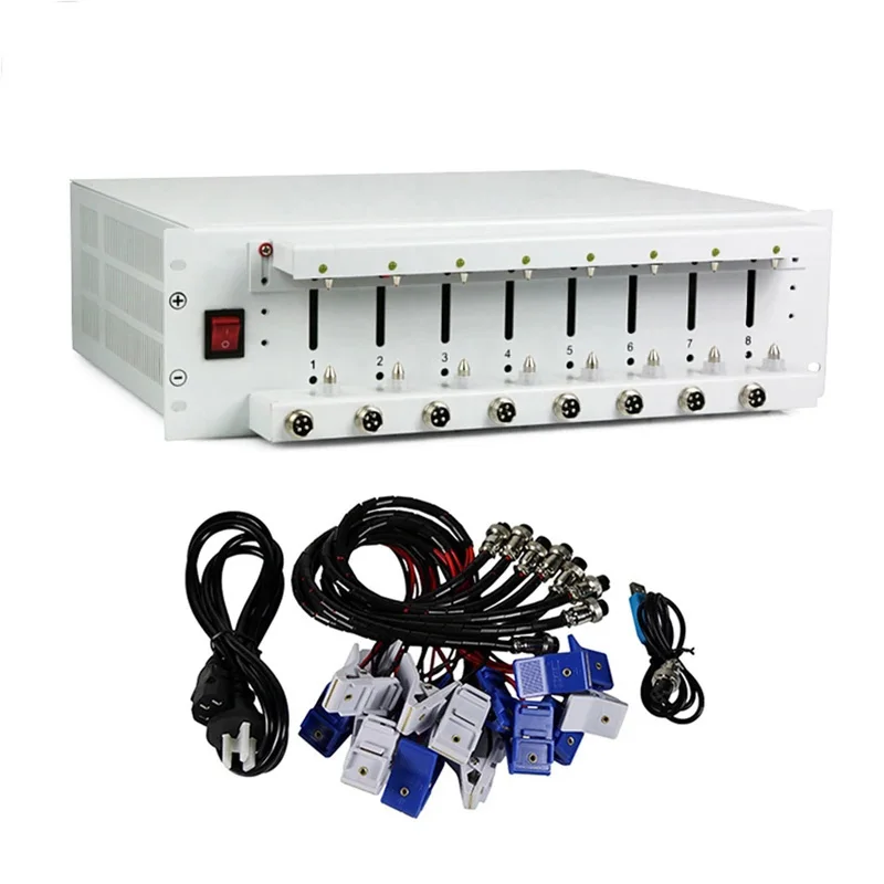 EBC-X 8-channel Battery Capacity Divider Ternary Iron Lithium 18650 Battery Capacity Tester with Battery Holder 10A Cycle
EBC-X 8-channel Battery Capacity Divider Ternary Iron Lithium 18650 Battery Capacity Tester with Battery Holder 10A Cycle