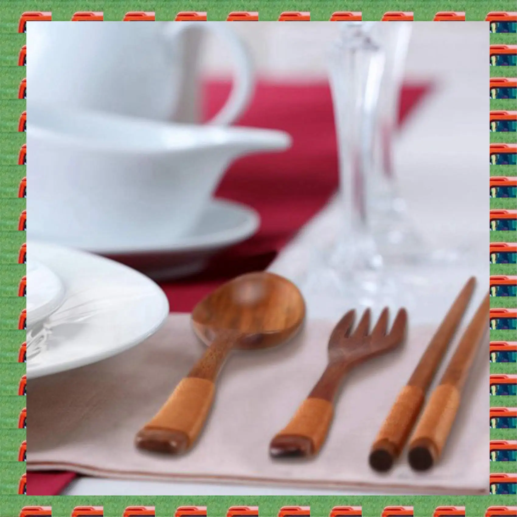 ABMO 1X Wooden Lunch Boxs Food Containers Japanese Style Bento Lunchbox & 2 Set Wooden Flatware Tableware Cutlery Set
ABMO 1X Wooden Lunch Boxs Food Containers Japanese Style Bento Lunchbox & 2 Set Wooden Flatware Tableware Cutlery Set