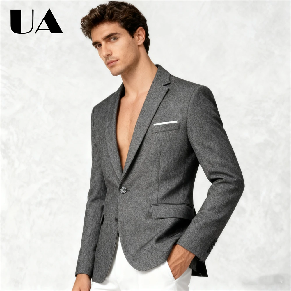 Notch Lapel Mens Suit Jacket Tailored Fit Solid Formal Business Suit Blazet for Men XXS-7XL Casual Smart Blazer Big Man Suits
Notch Lapel Mens Suit Jacket Tailored Fit Solid Formal Business Suit Blazet for Men XXS-7XL Casual Smart Blazer Big Man Suits