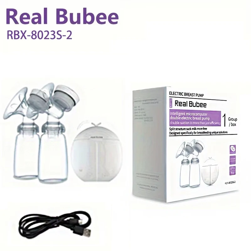 Real Bubee RBX-8023S-2 Large Suction Beetle Bilateral Electric Breast Pump Milk Pump Milker
Real Bubee RBX-8023S-2 Large Suction Beetle Bilateral Electric Breast Pump Milk Pump Milker