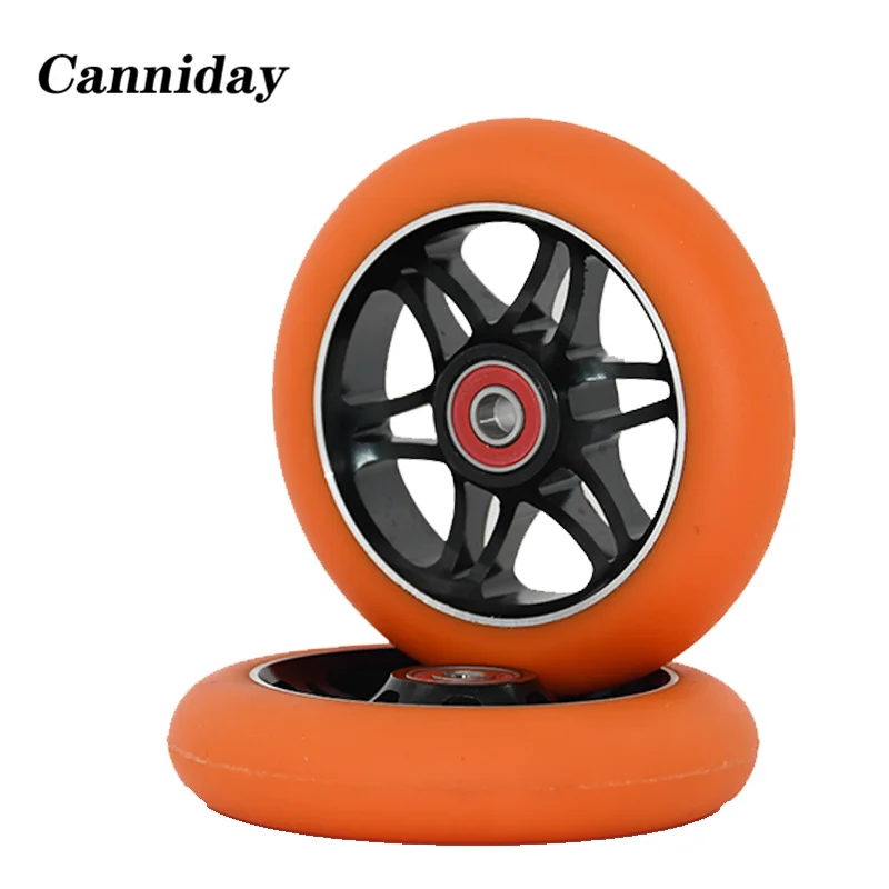2pcs 110mm Scooter Wheels Replacement With Bearings Aluminum Wear-Resistant PU Stunt Scooter Parts Alloy Core Accessories
2pcs 110mm Scooter Wheels Replacement With Bearings Aluminum Wear-Resistant PU Stunt Scooter Parts Alloy Core Accessories