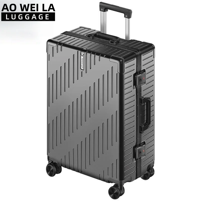 Large Capacity Aluminum Frame Luggage Spinner Wheels Travel Suitcase Durable for Men and Women 20/24 Inch
Large Capacity Aluminum Frame Luggage Spinner Wheels Travel Suitcase Durable for Men and Women 20/24 Inch