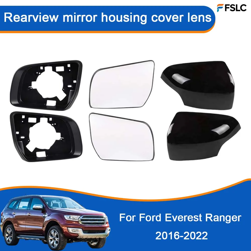 Car Rearview Accessories Rearview mirror housing cover lens For Ford Everest Ranger 2016-2022 Cars Accessories Upgrade
Car Rearview Accessories Rearview mirror housing cover lens For Ford Everest Ranger 2016-2022 Cars Accessories Upgrade