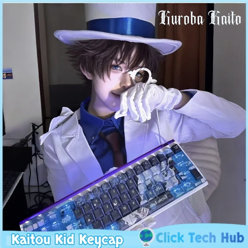 Kaitou Kid Keycap Anime Theme Keycap Cherry Height Pbt Pc Key Cap 135/120key Customized Transparent Mechanical Keyboard Keycap
Kaitou Kid Keycap Anime Theme Keycap Cherry Height Pbt Pc Key Cap 135/120key Customized Transparent Mechanical Keyboard Keycap