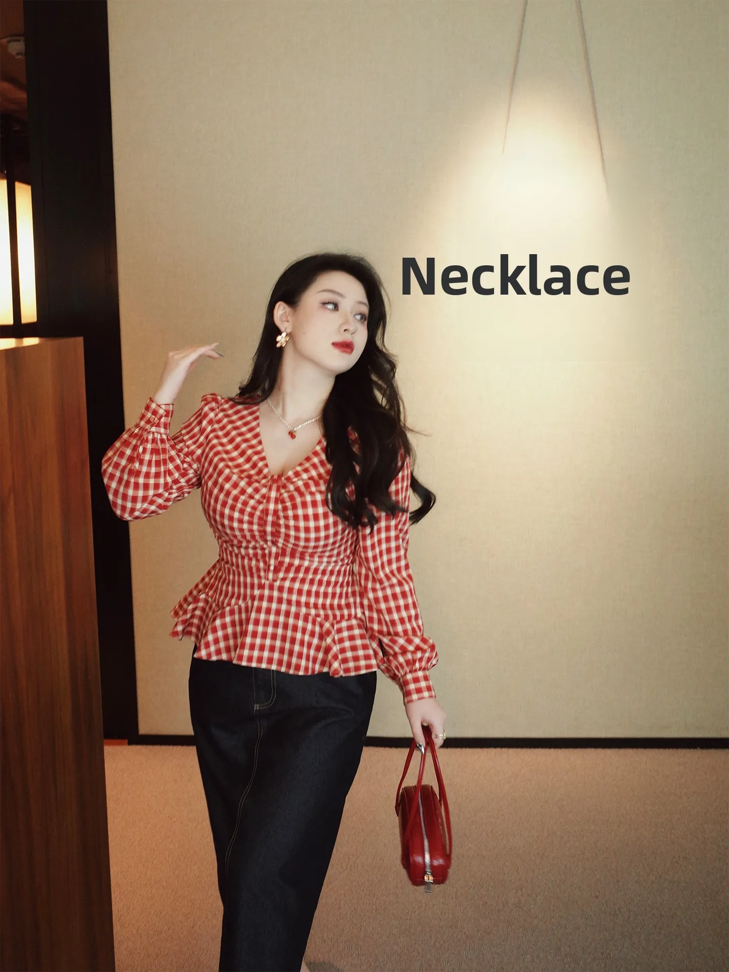 plus Size Retro Polka Dot Red Shirt Denim Skirt Women's Clothing Elegant Casual Spring Fashion V-Neck Long Sleeve A-Line Skirt
plus Size Retro Polka Dot Red Shirt Denim Skirt Women's Clothing Elegant Casual Spring Fashion V-Neck Long Sleeve A-Line Skirt