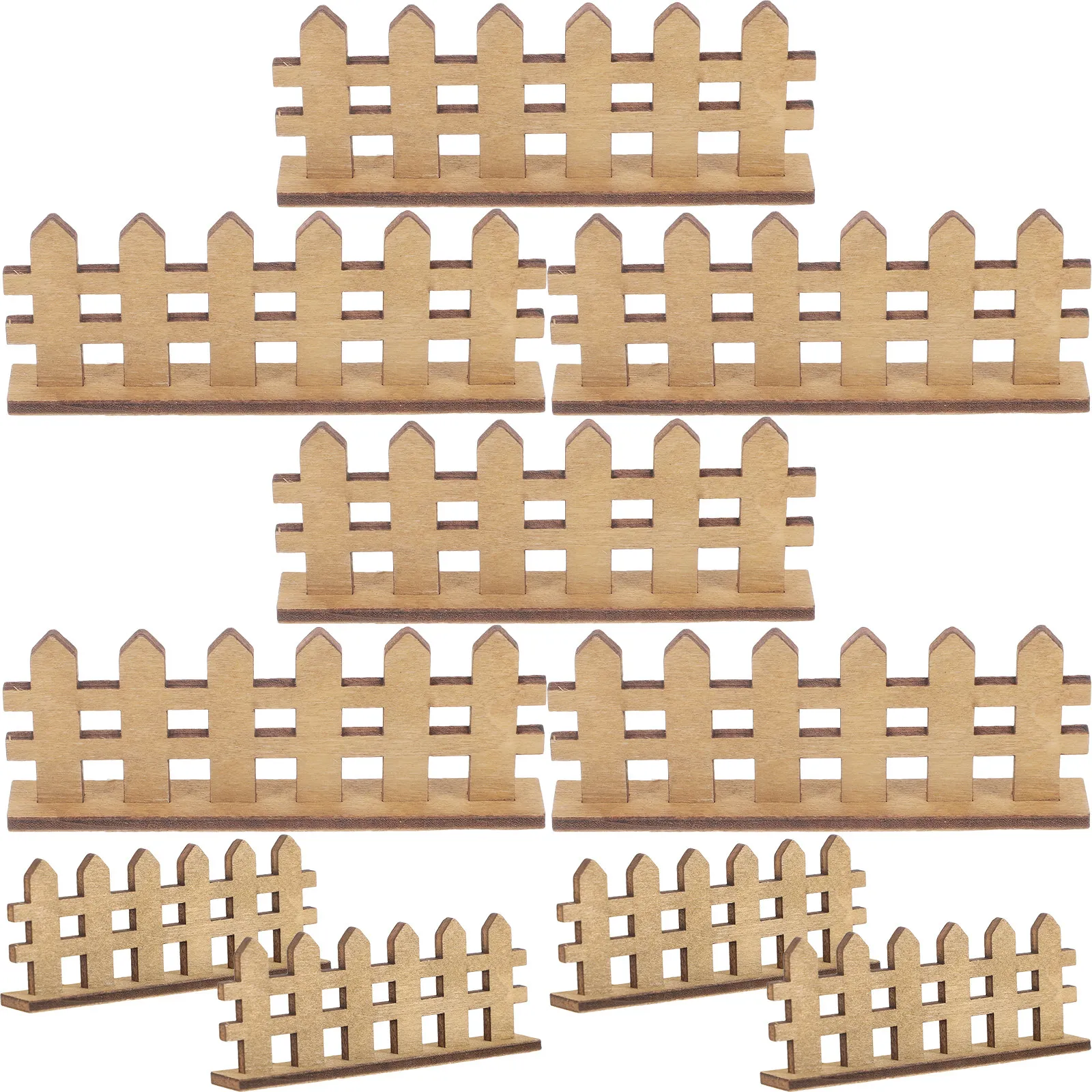 10pcs Miniature Wooden Fence Realistic Modeling DIY Micro Landscape Decor Small Garden Fence Christmas Tree Adornment
10pcs Miniature Wooden Fence Realistic Modeling DIY Micro Landscape Decor Small Garden Fence Christmas Tree Adornment