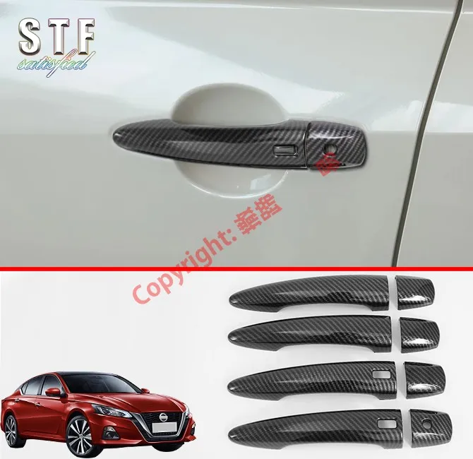 Carbon Fiber Style Door Handle Cover Trim With Smart Hole For Nissan Altima MK7 2019 2020 Car Accessories Stickers
Carbon Fiber Style Door Handle Cover Trim With Smart Hole For Nissan Altima MK7 2019 2020 Car Accessories Stickers