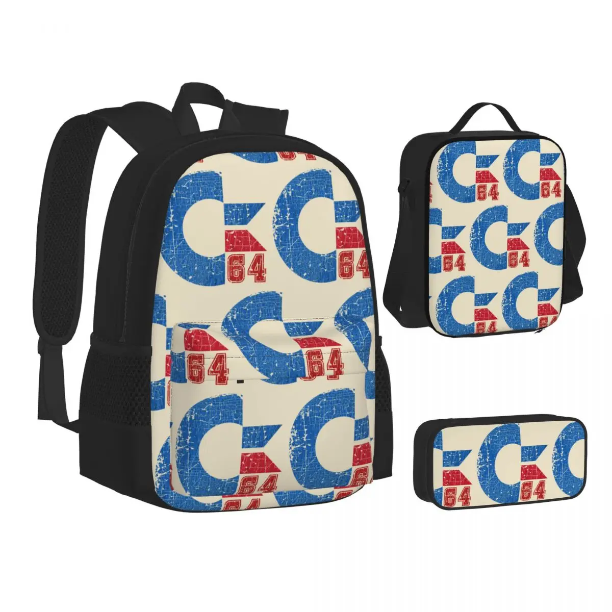 Commodore Circuits Amiga Logo Backpacks Students Bookbag School Bags Children Rucksack Lunch Bag Pen Bag Three-Piece Set
Commodore Circuits Amiga Logo Backpacks Students Bookbag School Bags Children Rucksack Lunch Bag Pen Bag Three-Piece Set