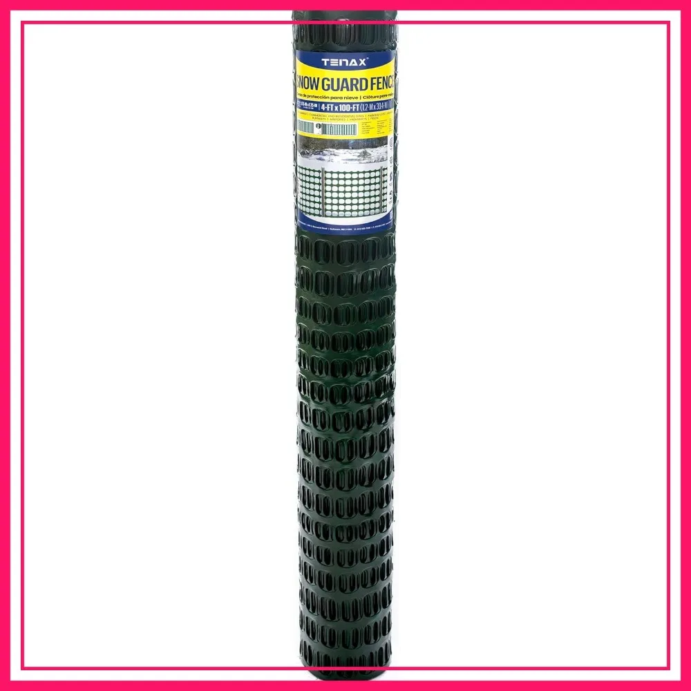 Snow Guard Safety Fence - 4-Ft x 100-Ft Plastic Barrier for Roof Snow Retention
Snow Guard Safety Fence - 4-Ft x 100-Ft Plastic Barrier for Roof Snow Retention