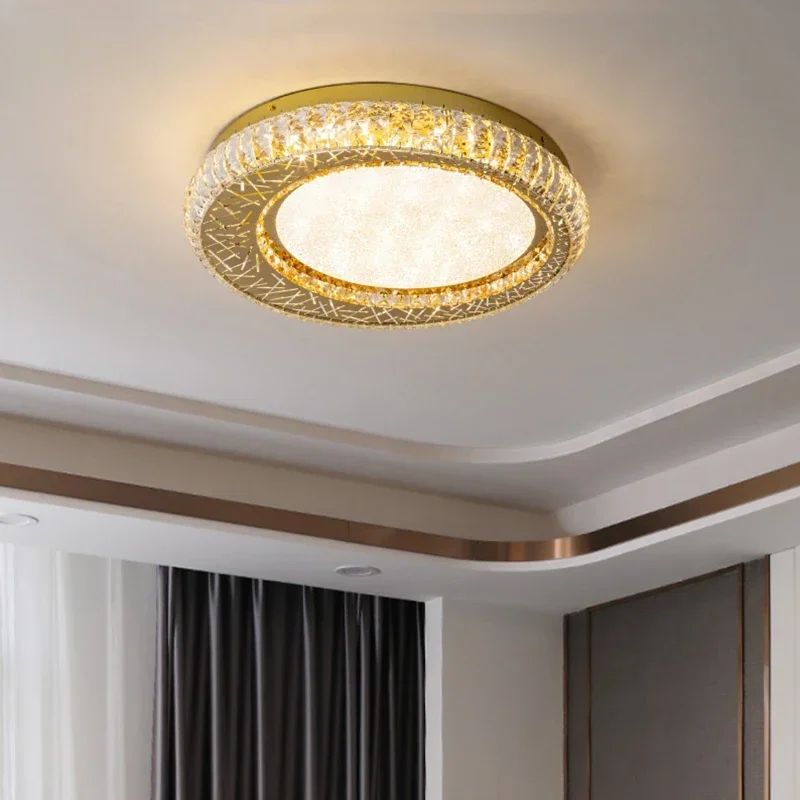 Modern ceiling chandelier for living room luxury round gold crystal light fixture home decor design led cristal lustre
Modern ceiling chandelier for living room luxury round gold crystal light fixture home decor design led cristal lustre