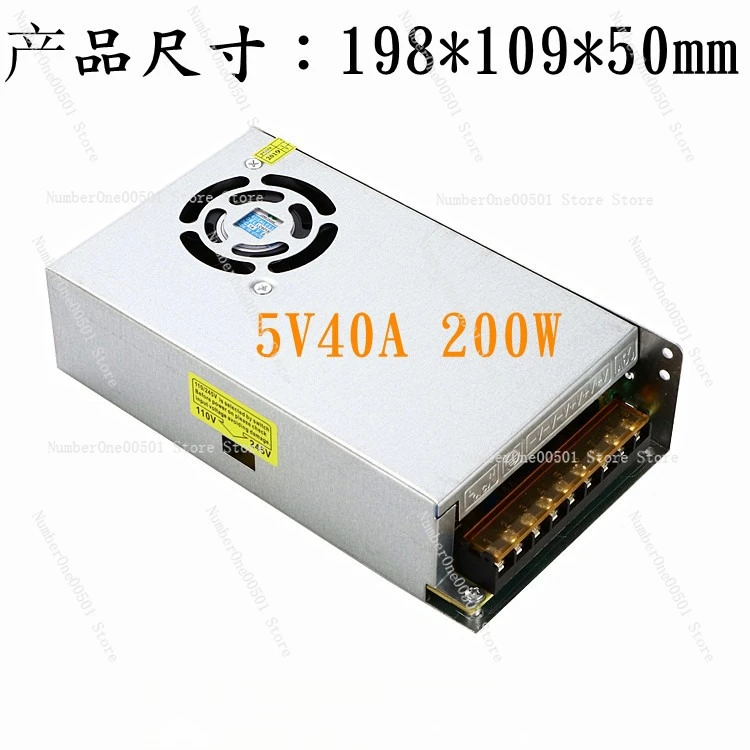 5V40A наружный дисплей светодиодный источник питания 5V200W мониторинг безопасности с импульсным источником питания с вентилятором
5V40A наружный дисплей светодиодный источник питания 5V200W мониторинг безопасности с импульсным источником питания с вентилятором