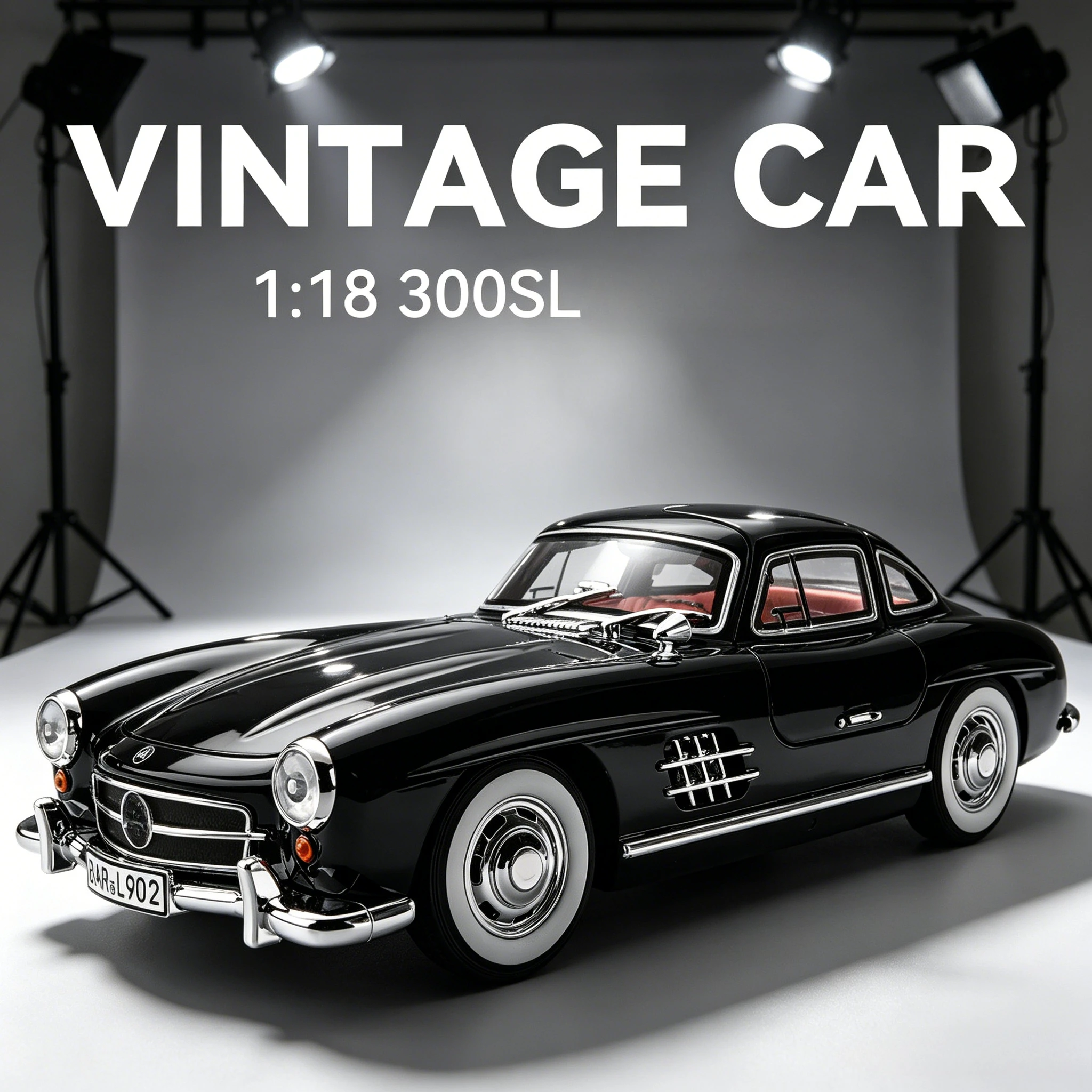 1:18 300SL Supercar Alloy Metal Diecast Model Car Simulation Children Collectibles Ornament Holiday
1:18 300SL Supercar Alloy Metal Diecast Model Car Simulation Children Collectibles Ornament Holiday