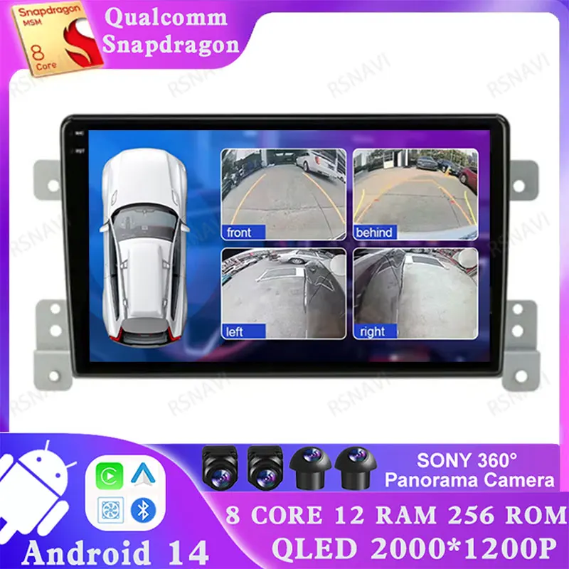 Android 14 For Suzuki Grand Vitara 3 2005 - 2015 Wireless Carplay Auto GPS DSP 5G WIFI Navigation Qualcomm Car Radio Multimedia
Android 14 For Suzuki Grand Vitara 3 2005 - 2015 Wireless Carplay Auto GPS DSP 5G WIFI Navigation Qualcomm Car Radio Multimedia