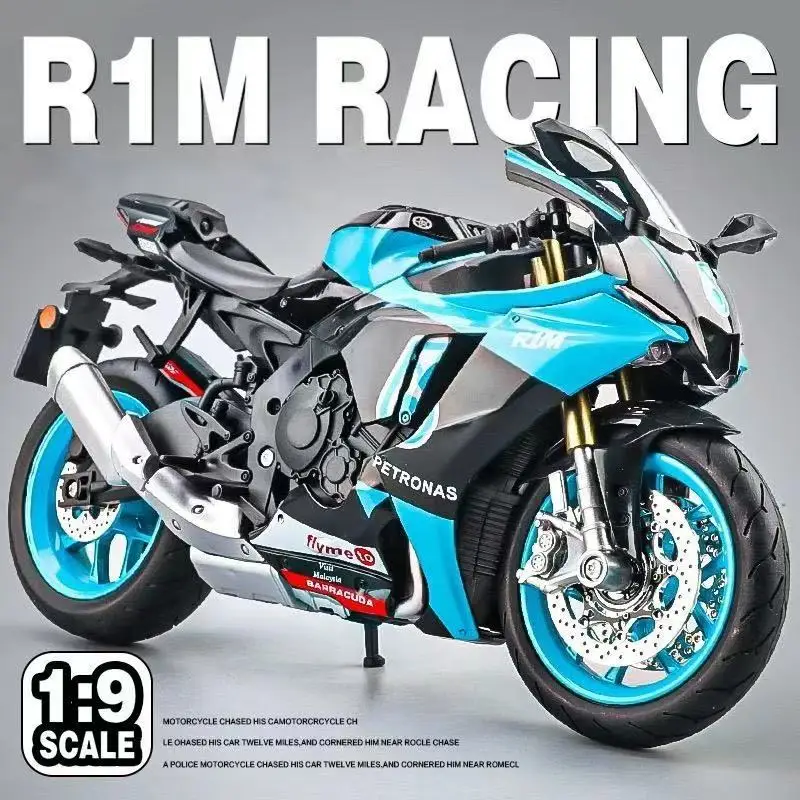 1/9 YAMAHA YZF-R1M Alloy Racing Motorcycle Diecast Metal Street Sports Motorcycle Model Simulation With Light Childrens Toy Gift
1/9 YAMAHA YZF-R1M Alloy Racing Motorcycle Diecast Metal Street Sports Motorcycle Model Simulation With Light Childrens Toy Gift