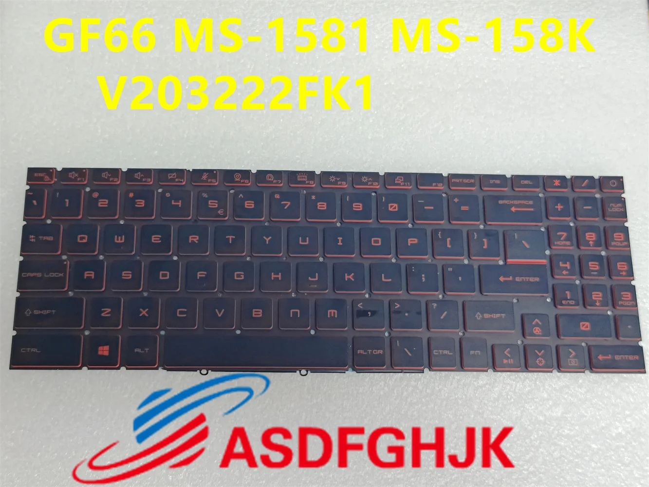 Original V203222FK1 keyboard for MSI GF66 MS-158K MS-1581 laptop keyboard V203222FK1 100% test OK shipped
Original V203222FK1 keyboard for MSI GF66 MS-158K MS-1581 laptop keyboard V203222FK1 100% test OK shipped