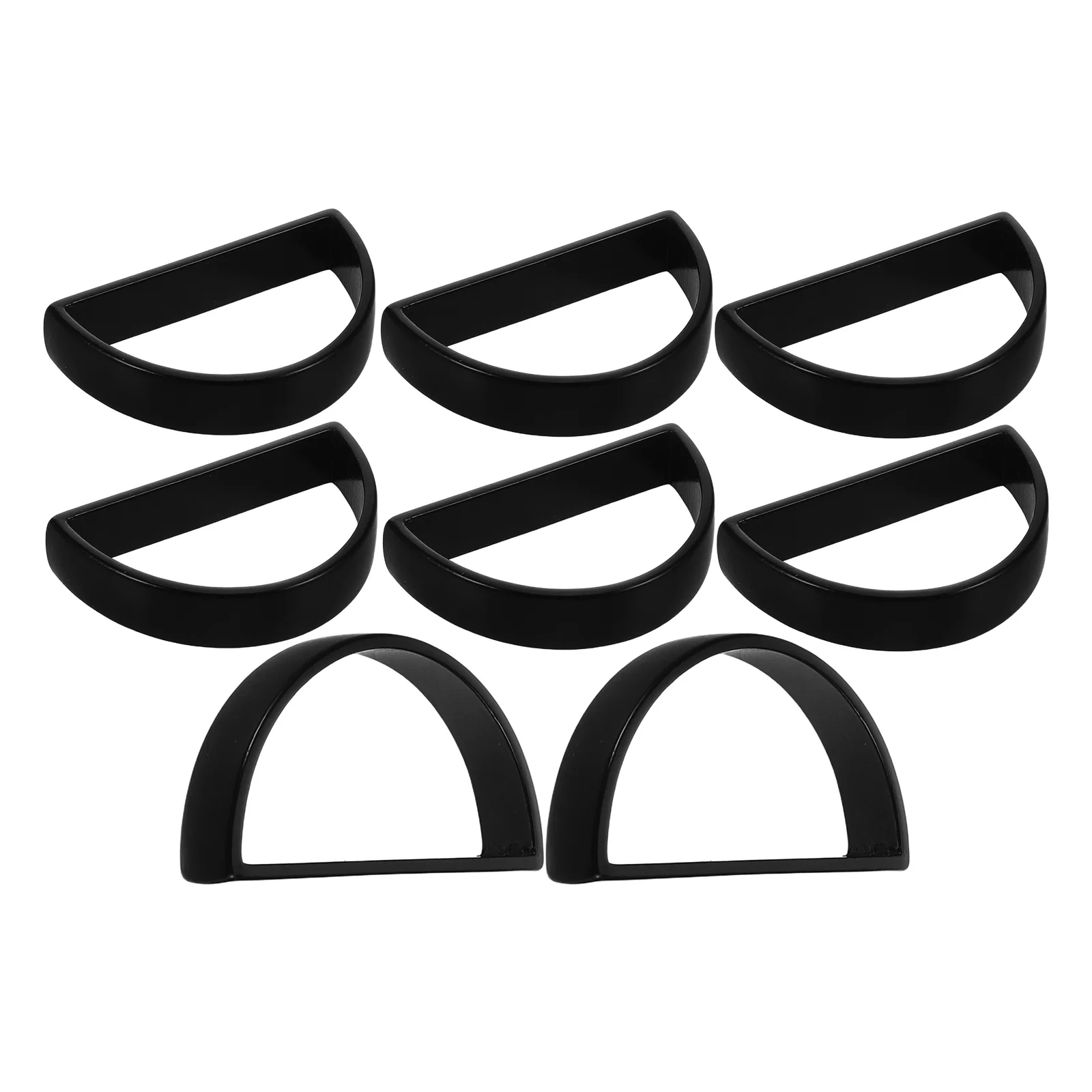8pcs Napkin Rings Black Metal D-Shaped For Home Office Outdoor Dining Semicircle Table Decor Serviette Holder Modern Napkin
8pcs Napkin Rings Black Metal D-Shaped For Home Office Outdoor Dining Semicircle Table Decor Serviette Holder Modern Napkin