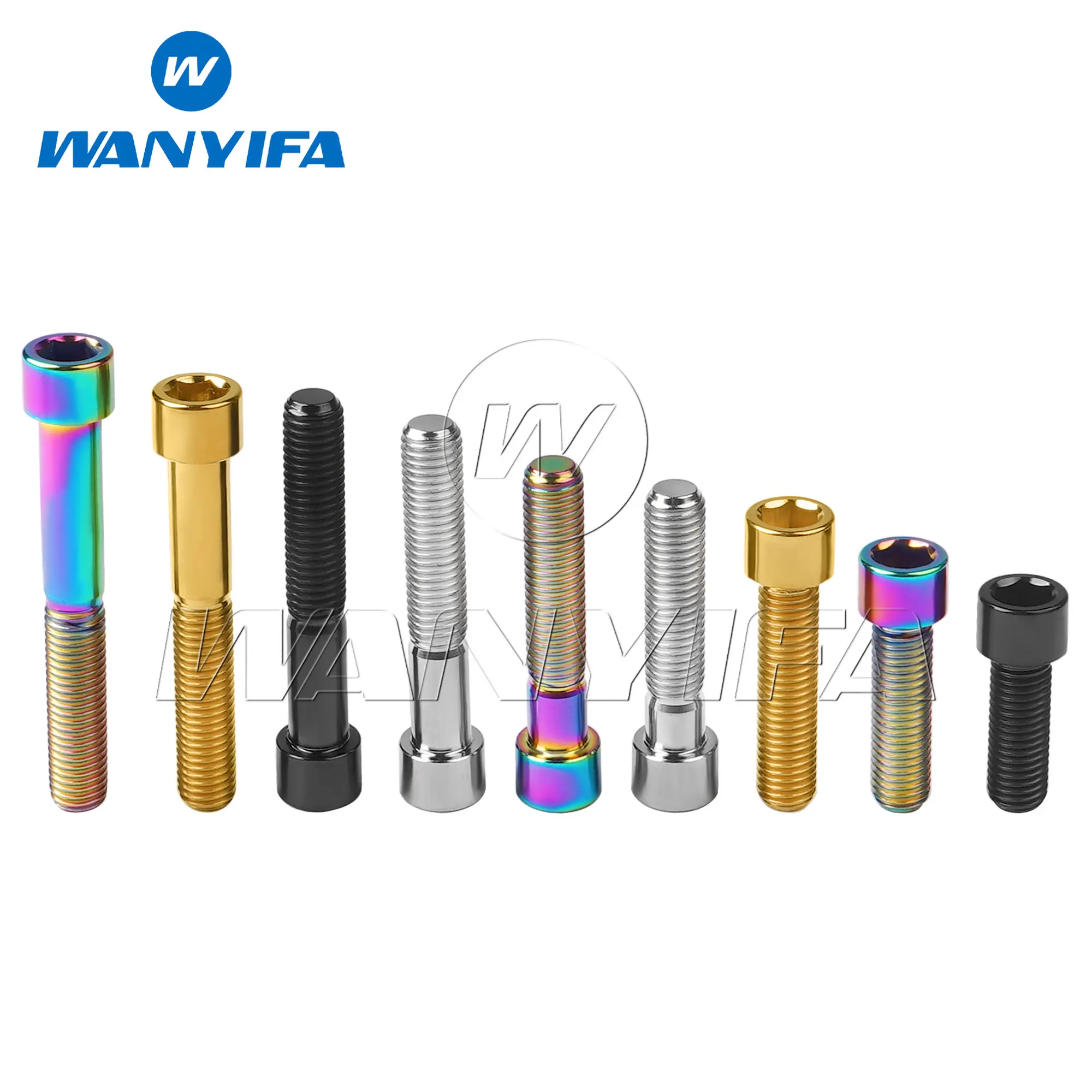 Wanyifa Titanium Bolt M7x20 25 30 35 40 43 45 50mm Allen Key Hex Head Screws for Bike Modification
Wanyifa Titanium Bolt M7x20 25 30 35 40 43 45 50mm Allen Key Hex Head Screws for Bike Modification