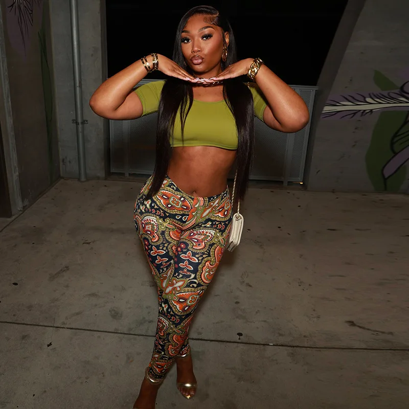 STYLISH LADY Printed Jogger 2 Piece Set Women Short Sleeve Crop Top and Skinny Pant Suits 2025 Summer Women Sexy Sporty Outfits
STYLISH LADY Printed Jogger 2 Piece Set Women Short Sleeve Crop Top and Skinny Pant Suits 2025 Summer Women Sexy Sporty Outfits