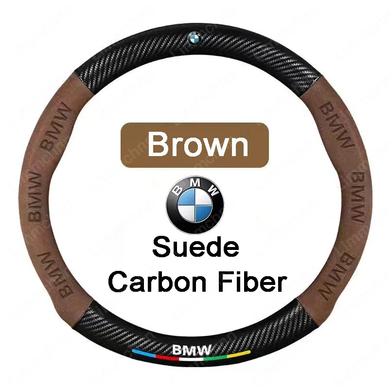 3D Embossing Carbon Fiber Suede Car Steering Wheel Cover For BMW 1 3 5 Series E90 E92 E60 E71 E87 E89 F10 F30 X1 X2 X3 X4 X5 X7
3D Embossing Carbon Fiber Suede Car Steering Wheel Cover For BMW 1 3 5 Series E90 E92 E60 E71 E87 E89 F10 F30 X1 X2 X3 X4 X5 X7