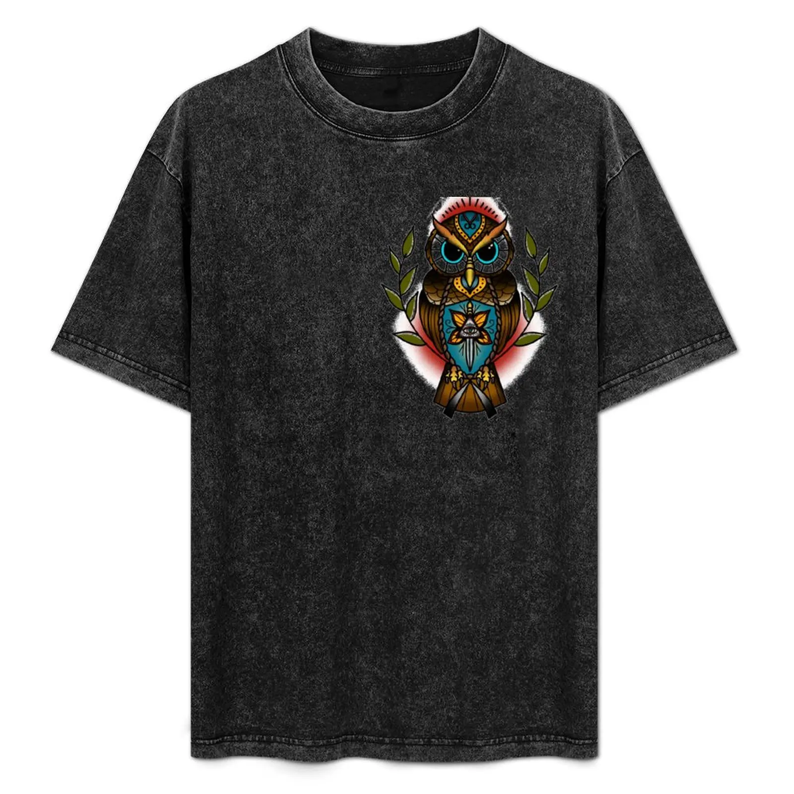 Traditional Tattoo Style Owl T-Shirt Blouse baggy shirts blanks cute tops shirts men
Traditional Tattoo Style Owl T-Shirt Blouse baggy shirts blanks cute tops shirts men