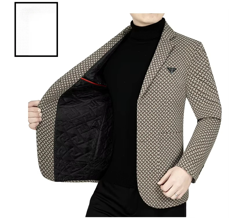 2025 Men Business Casual Blazers Jackets New Male Checkered Suits Coats High Quality Man Spring Slim Blazers Jackets Coats
2025 Men Business Casual Blazers Jackets New Male Checkered Suits Coats High Quality Man Spring Slim Blazers Jackets Coats
