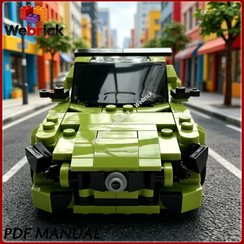 Classic Green Sport Vehicle MOC-260974 Building Blocks Wide Body Design Simulation Car Scene Decor Model
Classic Green Sport Vehicle MOC-260974 Building Blocks Wide Body Design Simulation Car Scene Decor Model