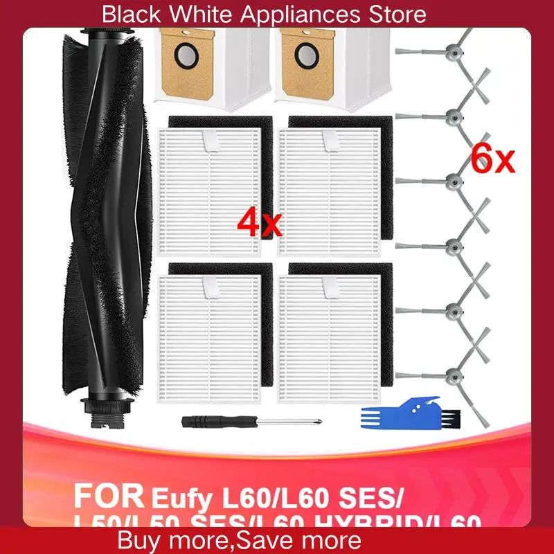 Replacement Accessories Kits For Eufy Clean L60/L60 SES/L50/L50 SES/L60 Hybrid/L60 Hybrid SES Robot Vacuum Cleaner Parts-CLIM
Replacement Accessories Kits For Eufy Clean L60/L60 SES/L50/L50 SES/L60 Hybrid/L60 Hybrid SES Robot Vacuum Cleaner Parts-CLIM