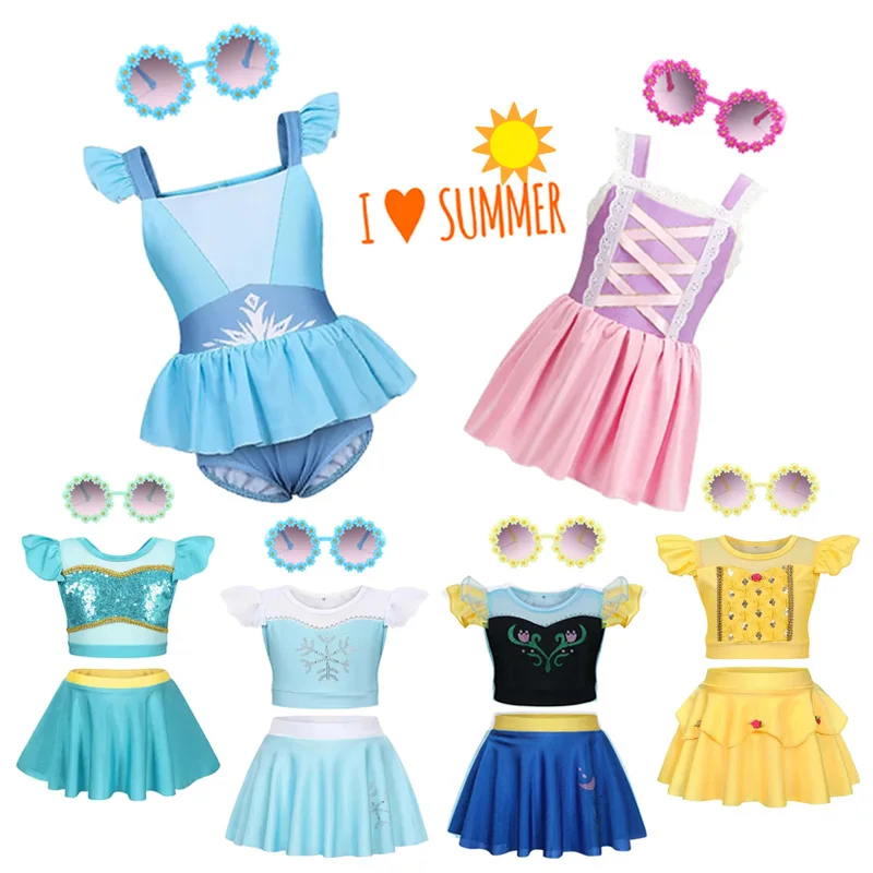 Girls Swimsuit Anna Elsa Belle Swimwear Princess Bodysuit Swimwear for Childrens 2025 Summer Party Bikini Beachwear Clothes
Girls Swimsuit Anna Elsa Belle Swimwear Princess Bodysuit Swimwear for Childrens 2025 Summer Party Bikini Beachwear Clothes