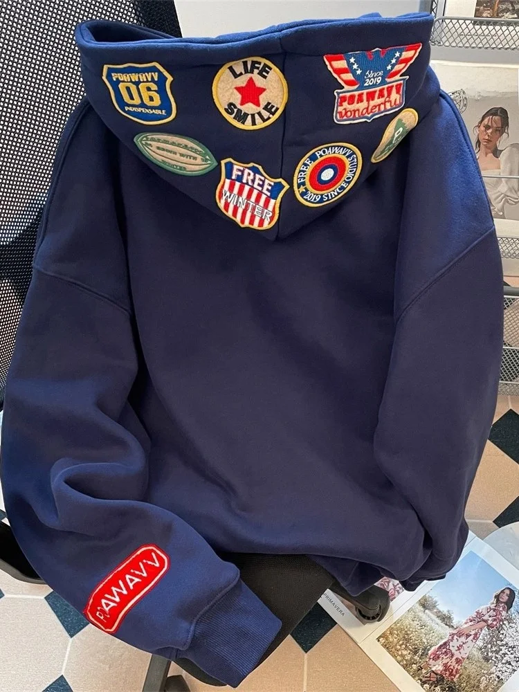 Large Size 300 Pou American High Street Bae Embroidery Heavyweight Hoodie ex Autumn Retro Casual Top Men's Hoodie
Large Size 300 Pou American High Street Bae Embroidery Heavyweight Hoodie ex Autumn Retro Casual Top Men's Hoodie