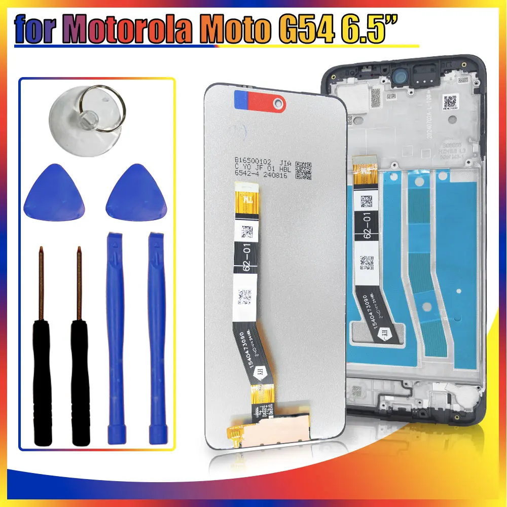 Tested LCD for Motorola Moto G54 XT2343 LCD Display Touch Screen Digitizer Assembly for Moto G54 XT2343-1 Replacement With Frame
Tested LCD for Motorola Moto G54 XT2343 LCD Display Touch Screen Digitizer Assembly for Moto G54 XT2343-1 Replacement With Frame