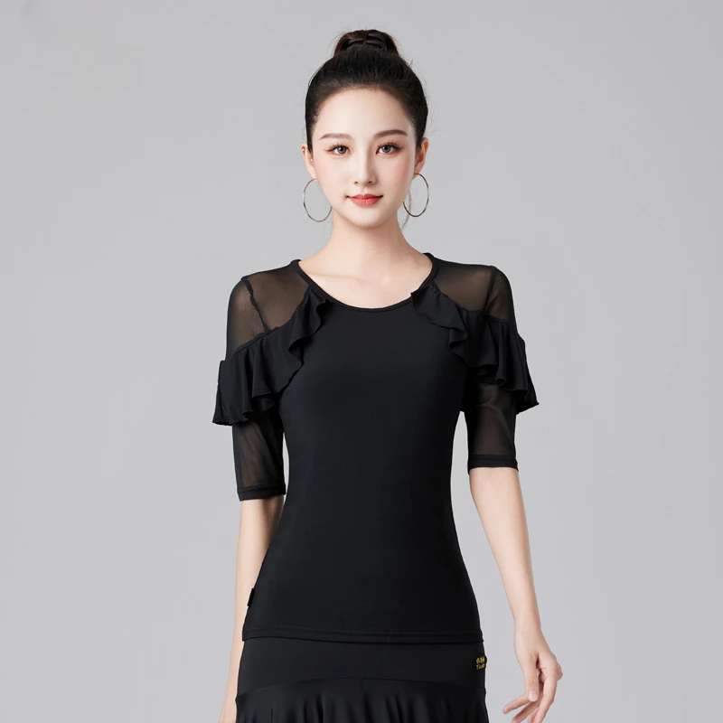 Latin Dance Top Summer Female Adult New Modern Dance Costume Ballroom Dancing Top Acrobatic Performance Costume
Latin Dance Top Summer Female Adult New Modern Dance Costume Ballroom Dancing Top Acrobatic Performance Costume