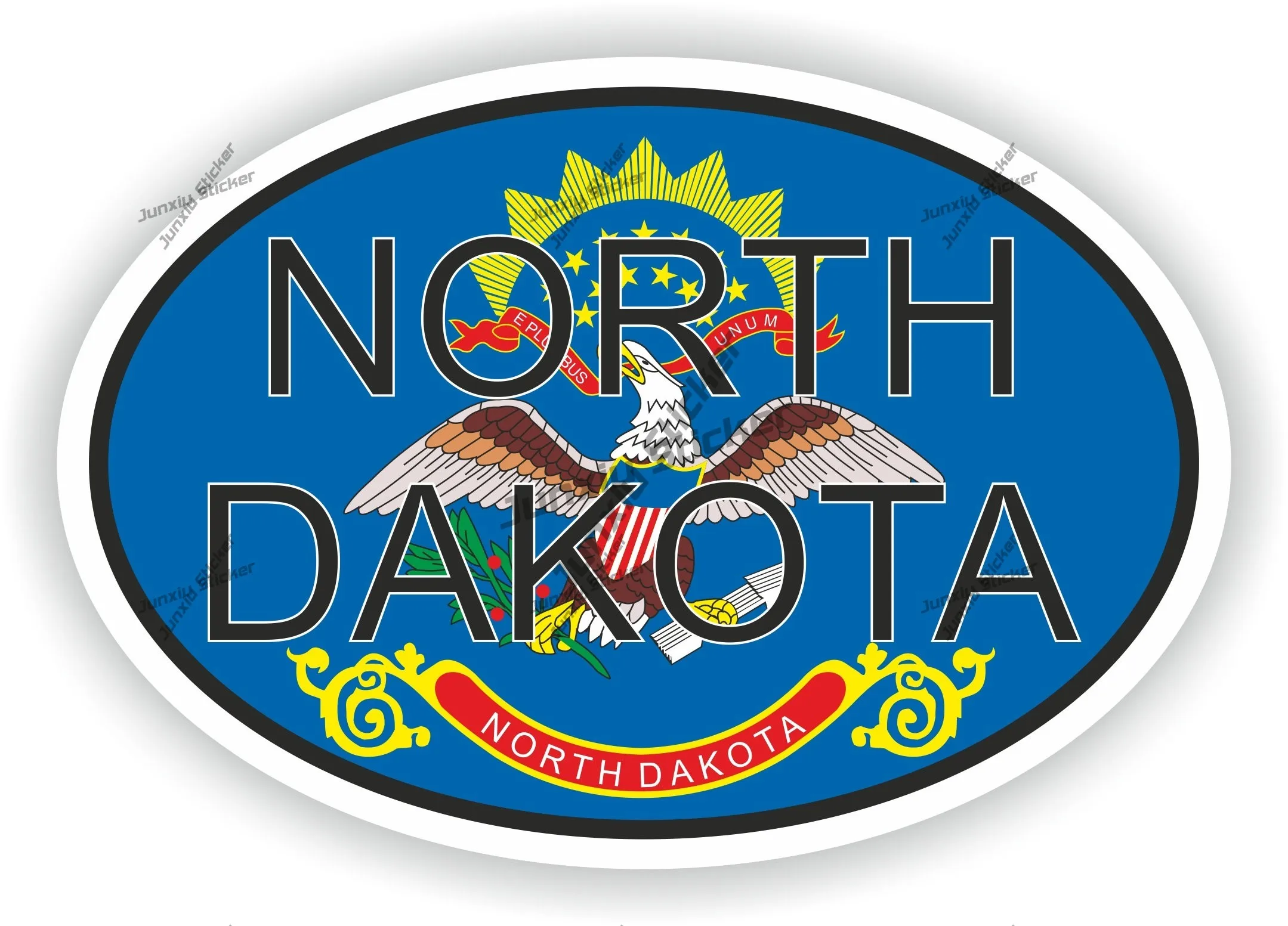 North Dakota Flag Oval Sticker Novelty Auto Accessories Sports Racing Exterior Decor Graphic Beauty Stickers On Car Products Pvc
North Dakota Flag Oval Sticker Novelty Auto Accessories Sports Racing Exterior Decor Graphic Beauty Stickers On Car Products Pvc