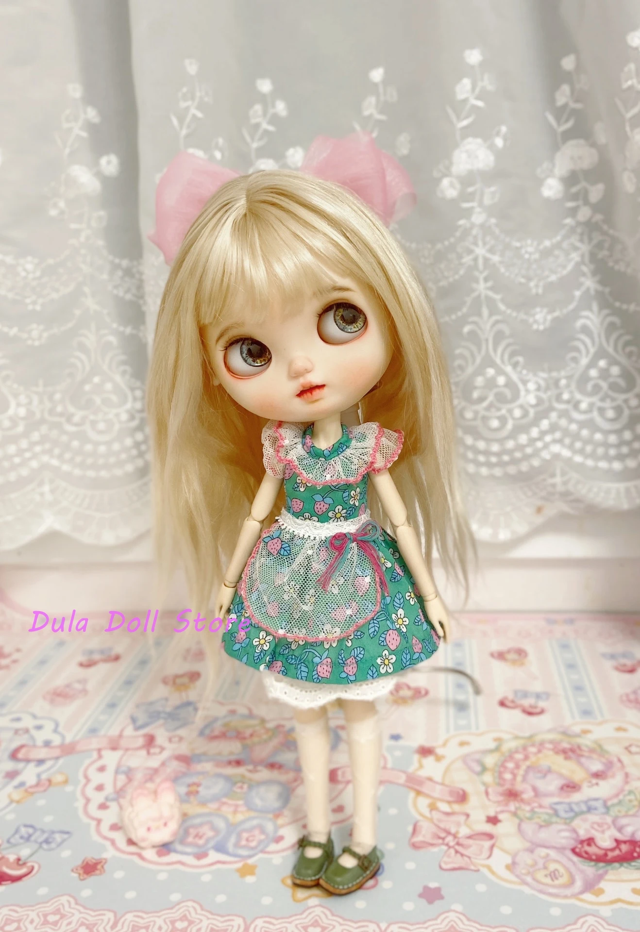 Одежда для куклы Dula, платье Flora, комплект розового платья с бантом Blythe Qbaby ob24 ob22 Azone Licca ICY JerryB 1/6 Bjd Doll
Одежда для куклы Dula, платье Flora, комплект розового платья с бантом Blythe Qbaby ob24 ob22 Azone Licca ICY JerryB 1/6 Bjd Doll