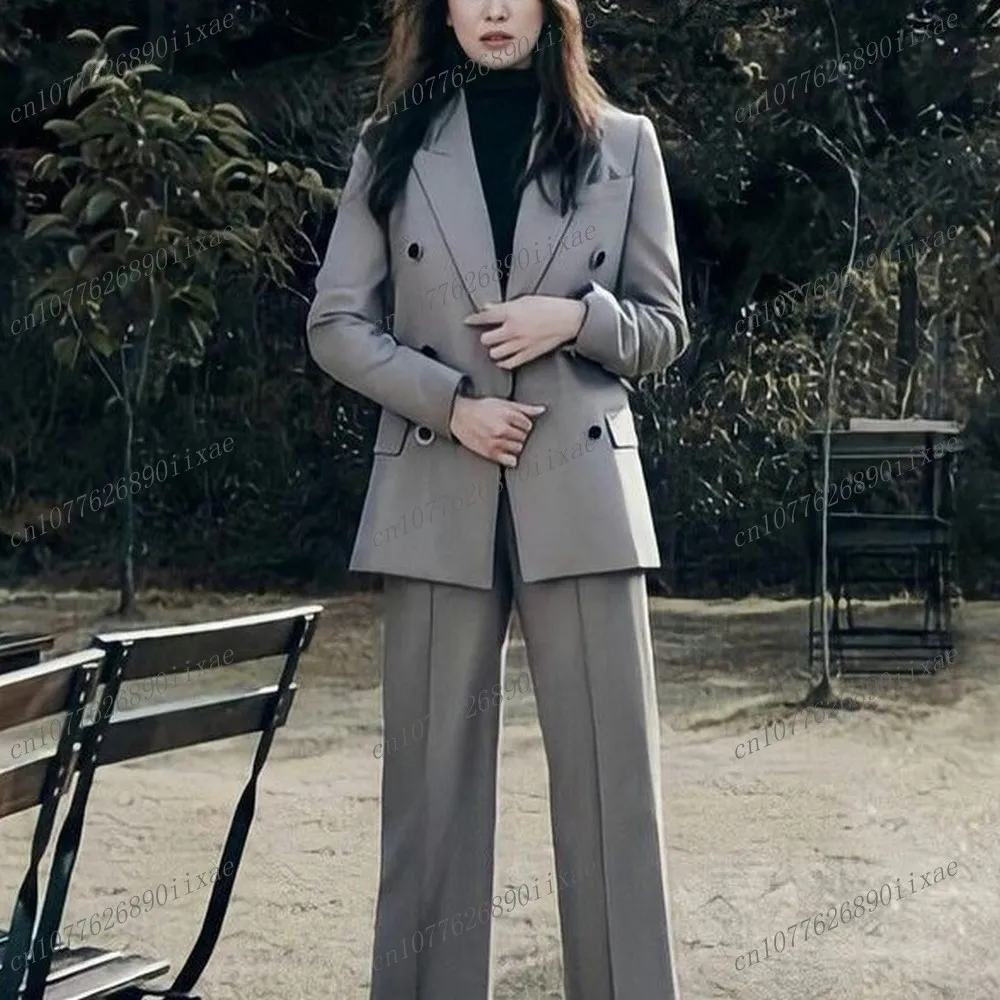 New Grey Lady Formal Business Office Women Suits Mother Wedding Party Special Occasions Ladies Two-Piece Set Jacket Pants
New Grey Lady Formal Business Office Women Suits Mother Wedding Party Special Occasions Ladies Two-Piece Set Jacket Pants