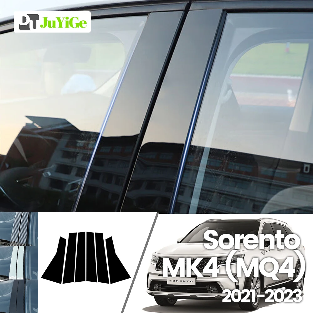 For Kia Sorento MQ4 2021-2023 2022 Bright Black Carbon Fibre Window Door B C Sticker 
For Kia Sorento MQ4 2021-2023 2022 Bright Black Carbon Fibre Window Door B C Sticker