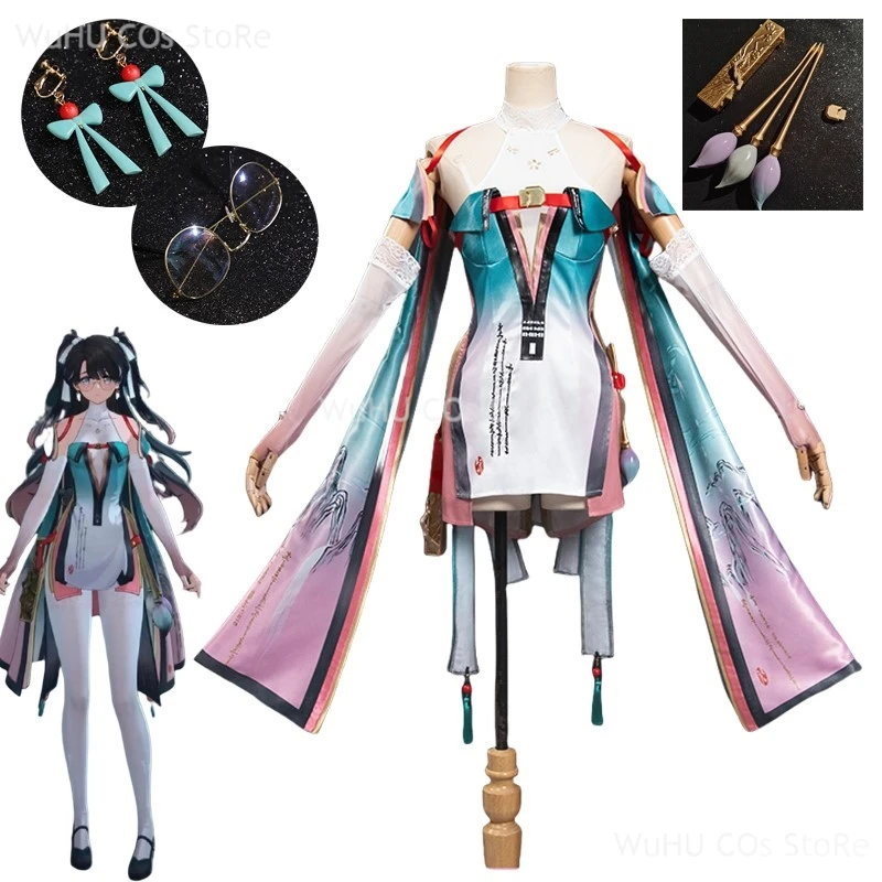 Game Wuthering Waves Zhezhi Cosplay Costume Dress Zhezhi Wig Long Hair 80cm Women Girl Halloween Roleplay Wig
Game Wuthering Waves Zhezhi Cosplay Costume Dress Zhezhi Wig Long Hair 80cm Women Girl Halloween Roleplay Wig