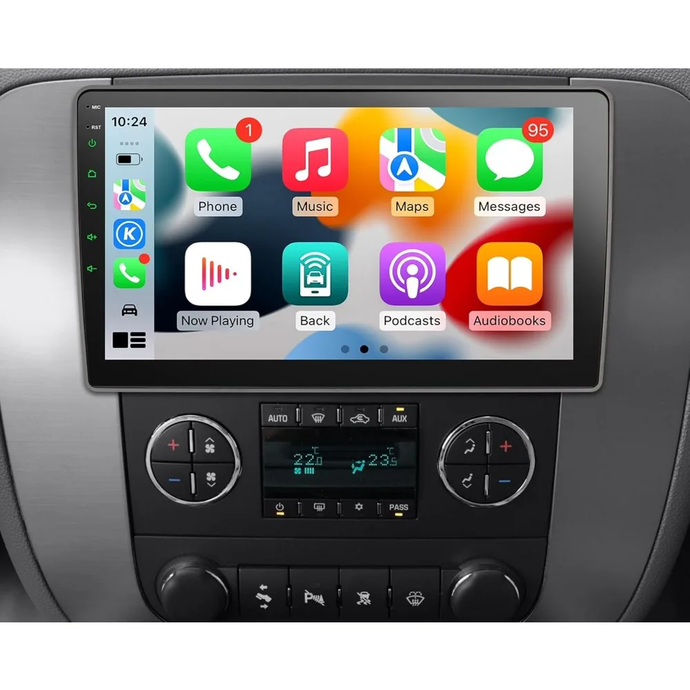 Автомобильная стереосистема Android для GMC для Chevy Silverado Sierra Yukon Wireless CarPlay
Автомобильная стереосистема Android для GMC для Chevy Silverado Sierra Yukon Wireless CarPlay