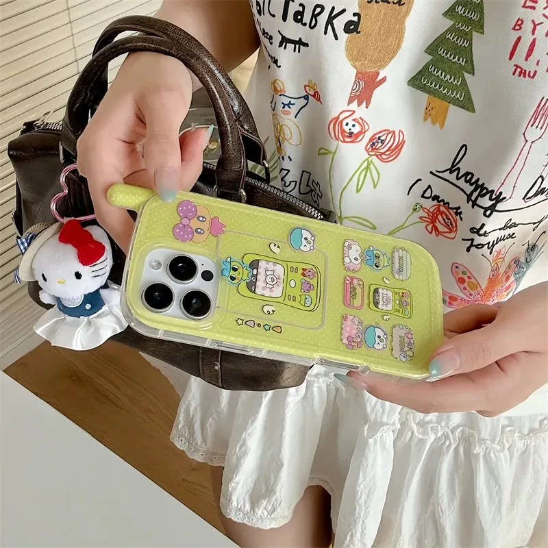 Kawaii Tamagotchi 3D Mobile Phone Case For iPhone 16 Pro 15 14 13 Pro Max Cover Silicone Cartoon Protective Cases 16 Promax 15
Kawaii Tamagotchi 3D Mobile Phone Case For iPhone 16 Pro 15 14 13 Pro Max Cover Silicone Cartoon Protective Cases 16 Promax 15