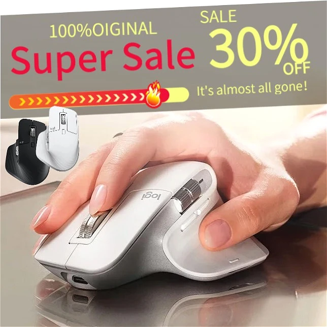 Logitech MX Master 3S Wireless Ergonomic Mouse, 8000DPI, MAGSPEED Roller, Multi-device Connection Multi-system Compatibility
Logitech MX Master 3S Wireless Ergonomic Mouse, 8000DPI, MAGSPEED Roller, Multi-device Connection Multi-system Compatibility