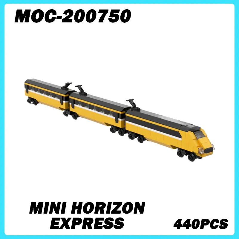 MOC- 200750 Мини-поезд серии Mini Horizon Express настольный орнамент Коллекционная образовательная модель кирпичная игрушка подарки на день рождения 440 шт.
MOC- 200750 Мини-поезд серии Mini Horizon Express настольный орнамент Коллекционная образовательная модель кирпичная игрушка подарки на день рождения 440 шт.