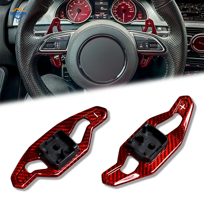 Carbon Fiber Steering Wheel Paddle Shift for Audi A3 S3 RS3 RS6 C7 A4 S4 RS4 RS7 A5 S5 RS5 B9 TT MK3 Q5 SQ5 TTRS Q7 R8
Carbon Fiber Steering Wheel Paddle Shift for Audi A3 S3 RS3 RS6 C7 A4 S4 RS4 RS7 A5 S5 RS5 B9 TT MK3 Q5 SQ5 TTRS Q7 R8
