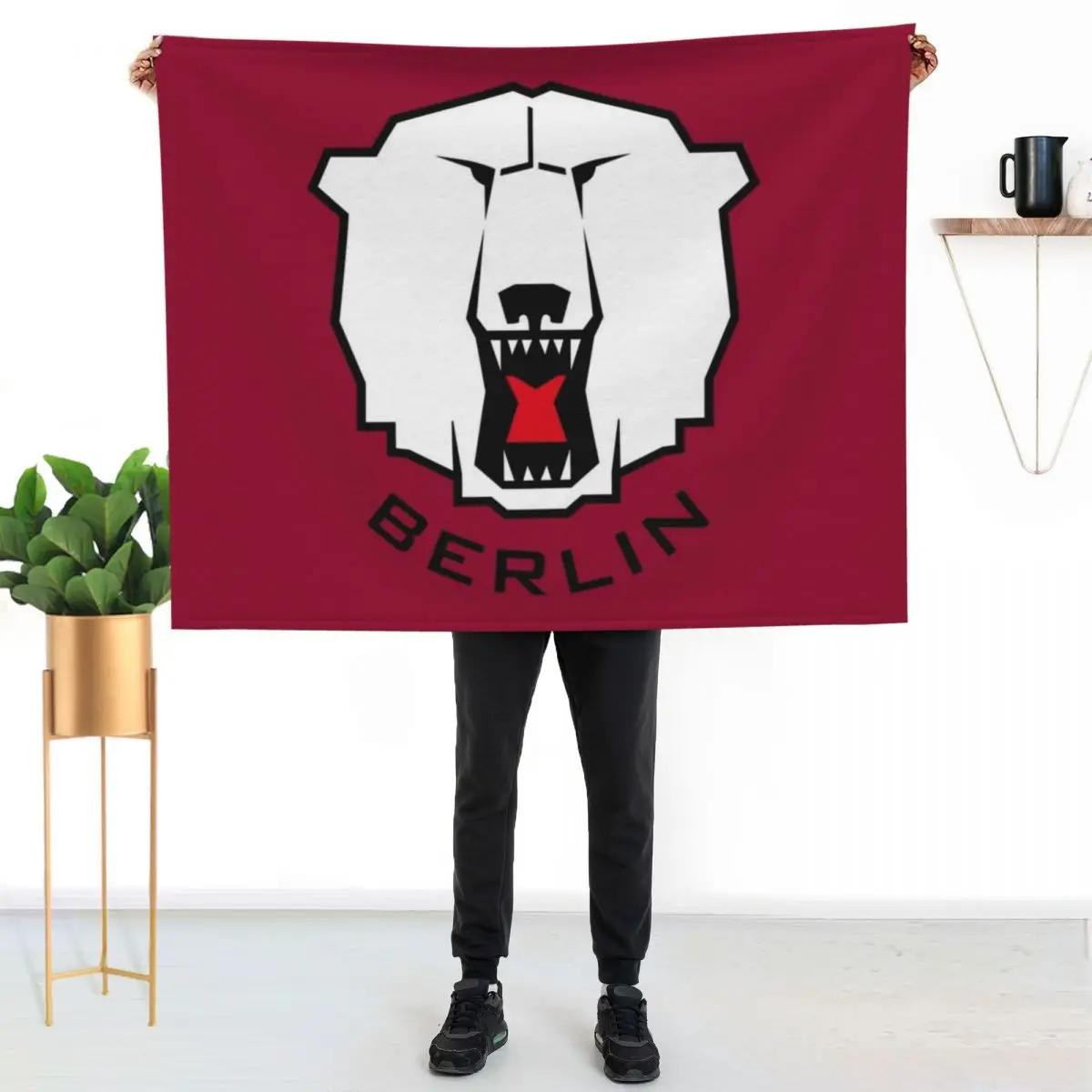 Eisbaren Berlin #003366 Throw Blanket Easy Care Comfortable Blanket for Couch
Eisbaren Berlin #003366 Throw Blanket Easy Care Comfortable Blanket for Couch
