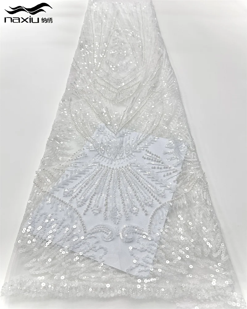 Белая кружевная ткань Madison с бисером, роскошная 5 ярдов, высокое качество, французская сетка, африканская сетка с блестками для свадебного платья
Белая кружевная ткань Madison с бисером, роскошная 5 ярдов, высокое качество, французская сетка, африканская сетка с блестками для свадебного платья
