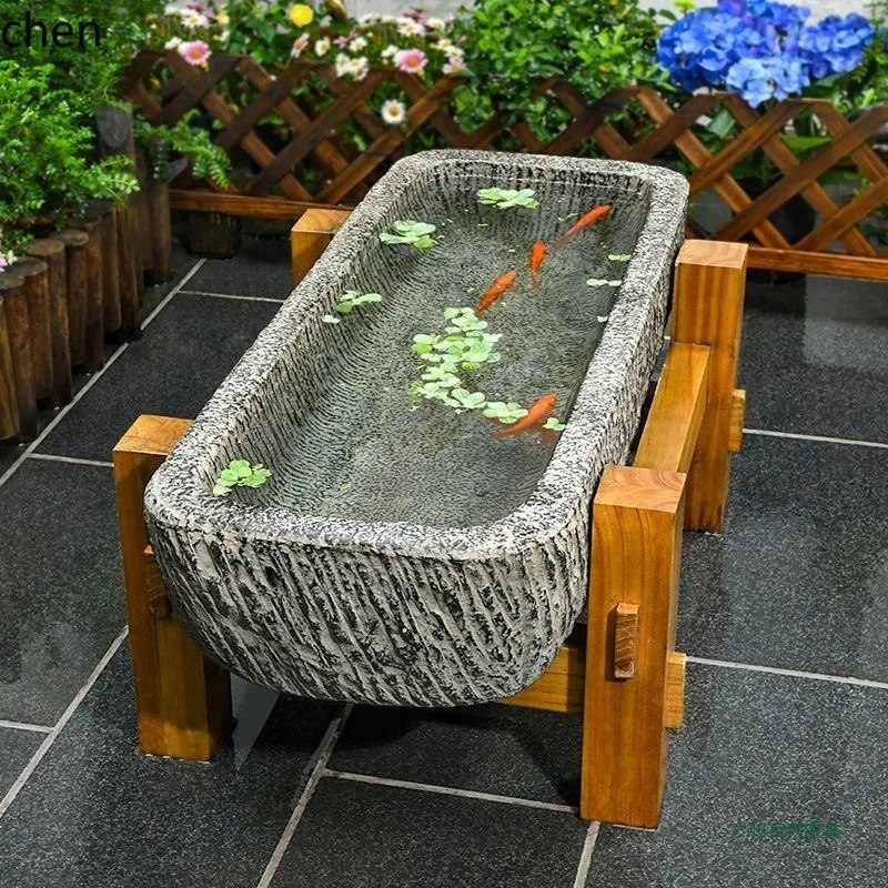 PYH Vintage Light Luxury Premium Rectangular Stone Basin Large Fish Tank Fish Pond Garden Landscaping
PYH Vintage Light Luxury Premium Rectangular Stone Basin Large Fish Tank Fish Pond Garden Landscaping